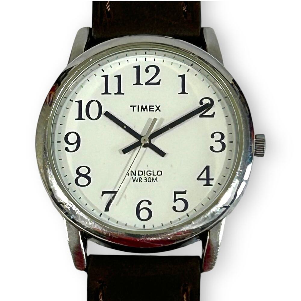 Timex Easy Reader 35mm Indiglo New Battery & Strap